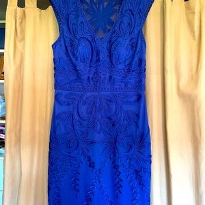 SUE WONG Soutache Knee Length Dress Special Occasion